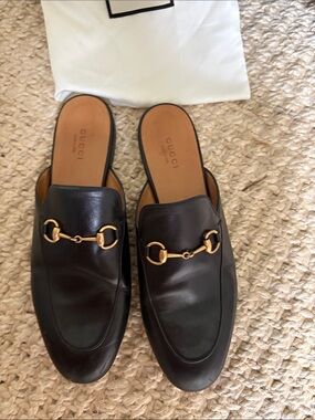 Gucci Princetown leather mules